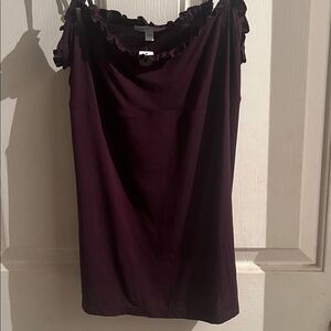 NWT GAP-Dark Purple Spaghetti Strap Top.